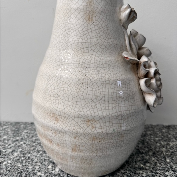 Luxury Bloom 12 1/4" Tall Ceramic Vase - Picture 6 of 13